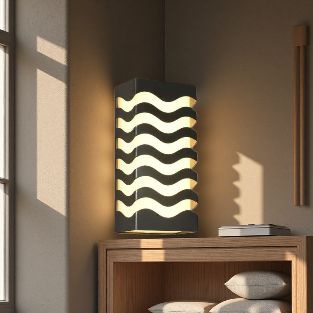 Wabi-sabi style standing lamp, gypsum table lamp, starry sky lamp, wall lamp, decorative painting, simple home lighting details Picture