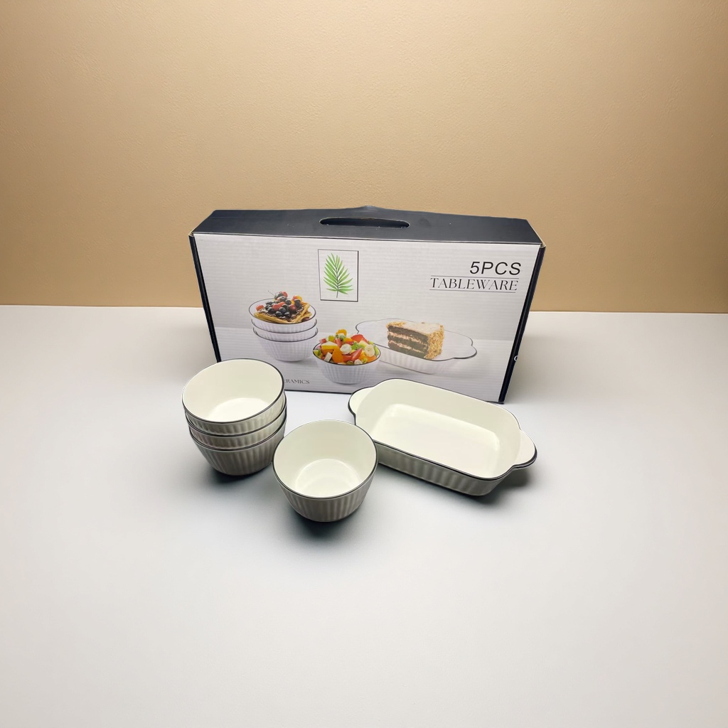 Ceramic tableware 16-head dinner plate set, ceramic bowl tableware plate Specification image