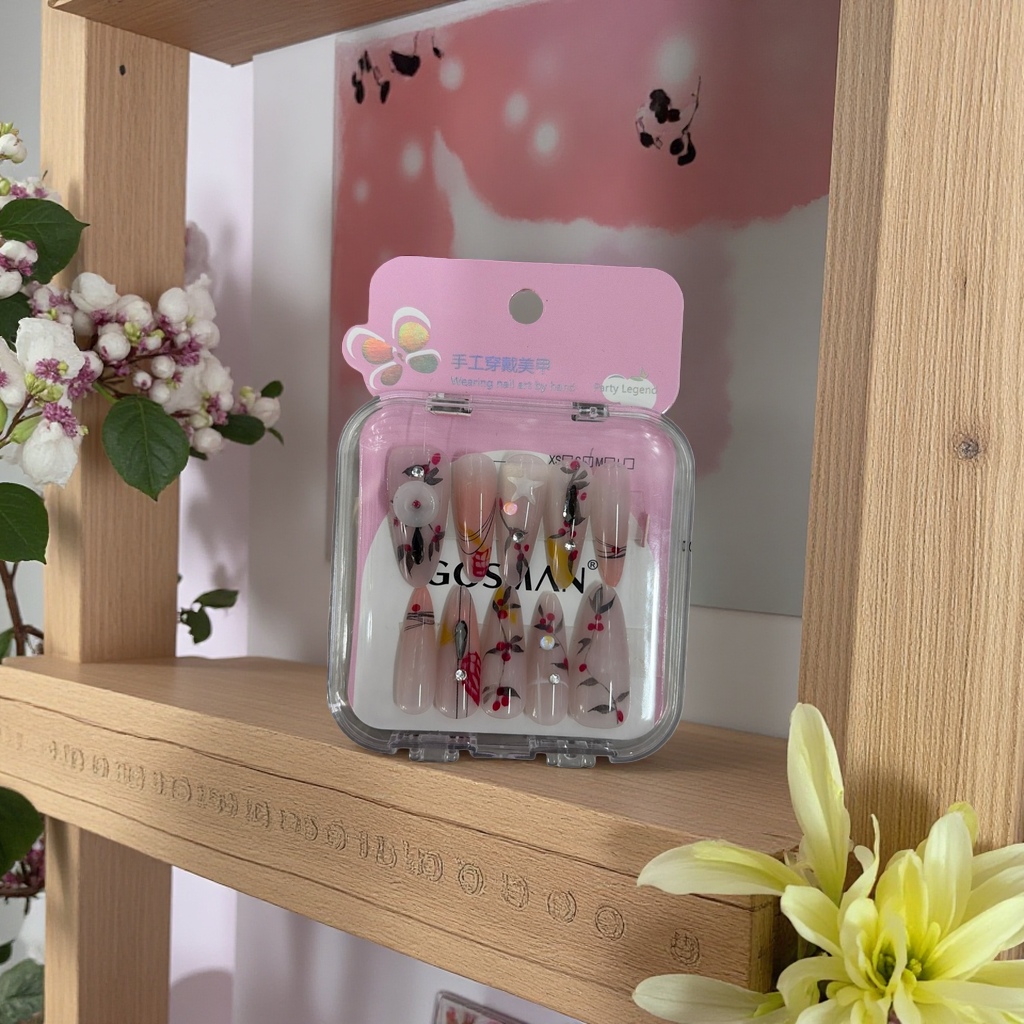 穿戴甲 闪钻美甲贴片可拆卸持久耐用新款美甲套装 details Picture
