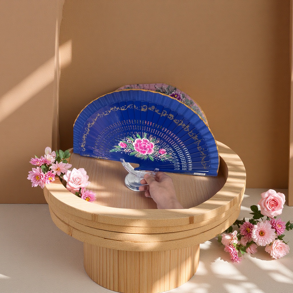 便携竹制折扇清凉夏日办公遮阳扇