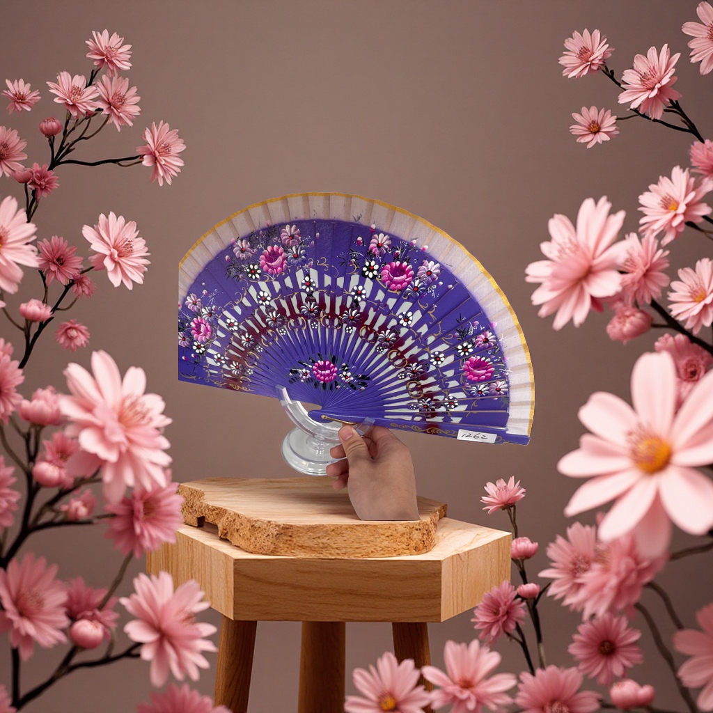 折扇/团扇女中国风/折扇男/扇子/扇子女夏季中国风产品图