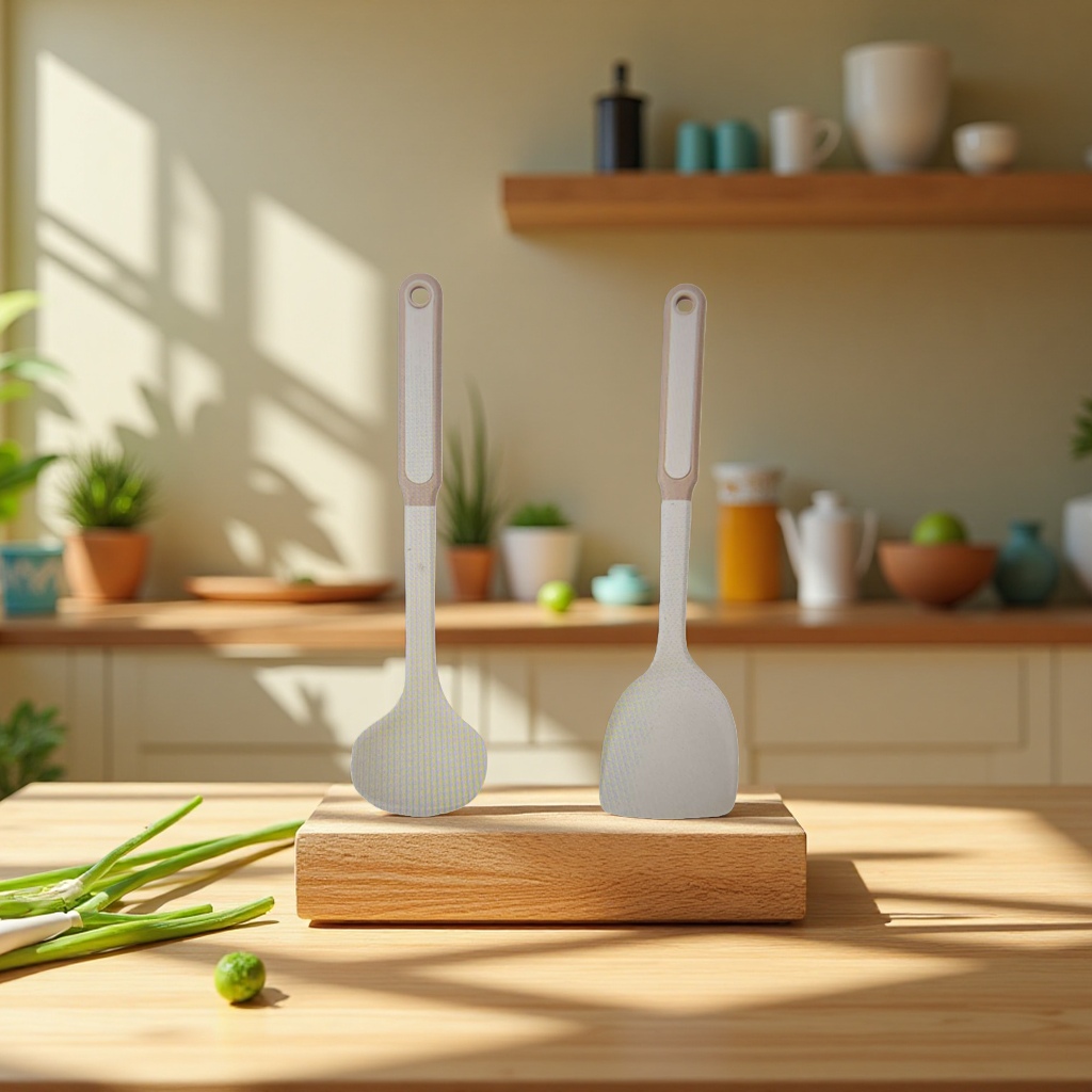 Stainless steel wok spatula, cooking tools, household kitchenware Specification image