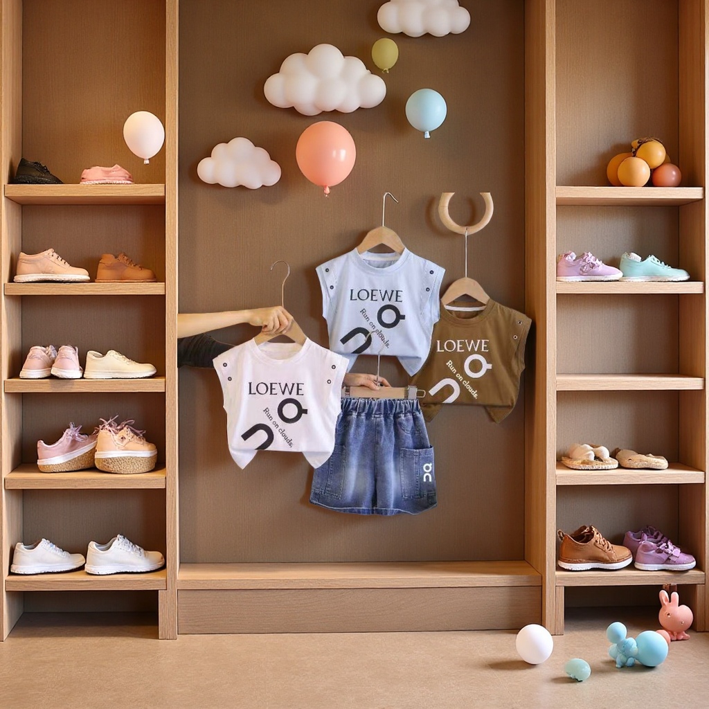 夏季潮流无袖套装