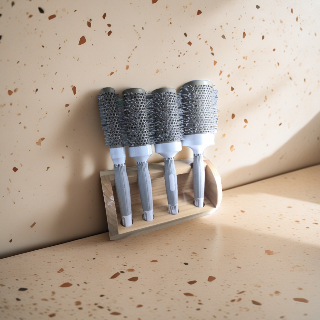 High-end comb export original order for foreign trade, anti-slip comb, massage and hair curling four-piece set Application Scenario