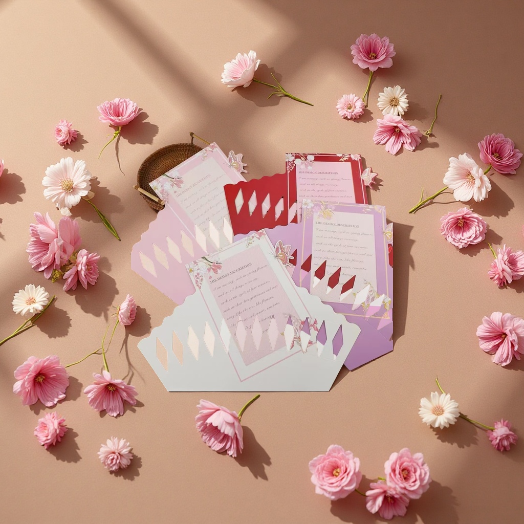 The embossed flower wrapping paper gift box is exquisitely designed for giving as a present Application Scenario