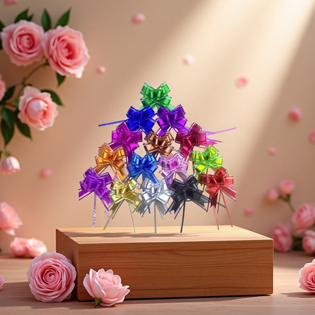 派对拉花带30mm彩带绒布拉花鲜花装饰用细节图
