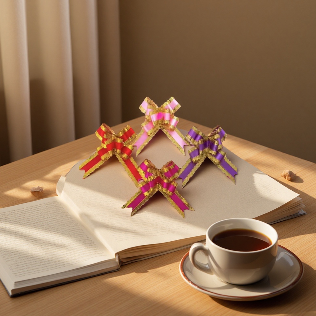 30mm party latte art tape, a colorful velvet ribbon for decoration Application Scenario