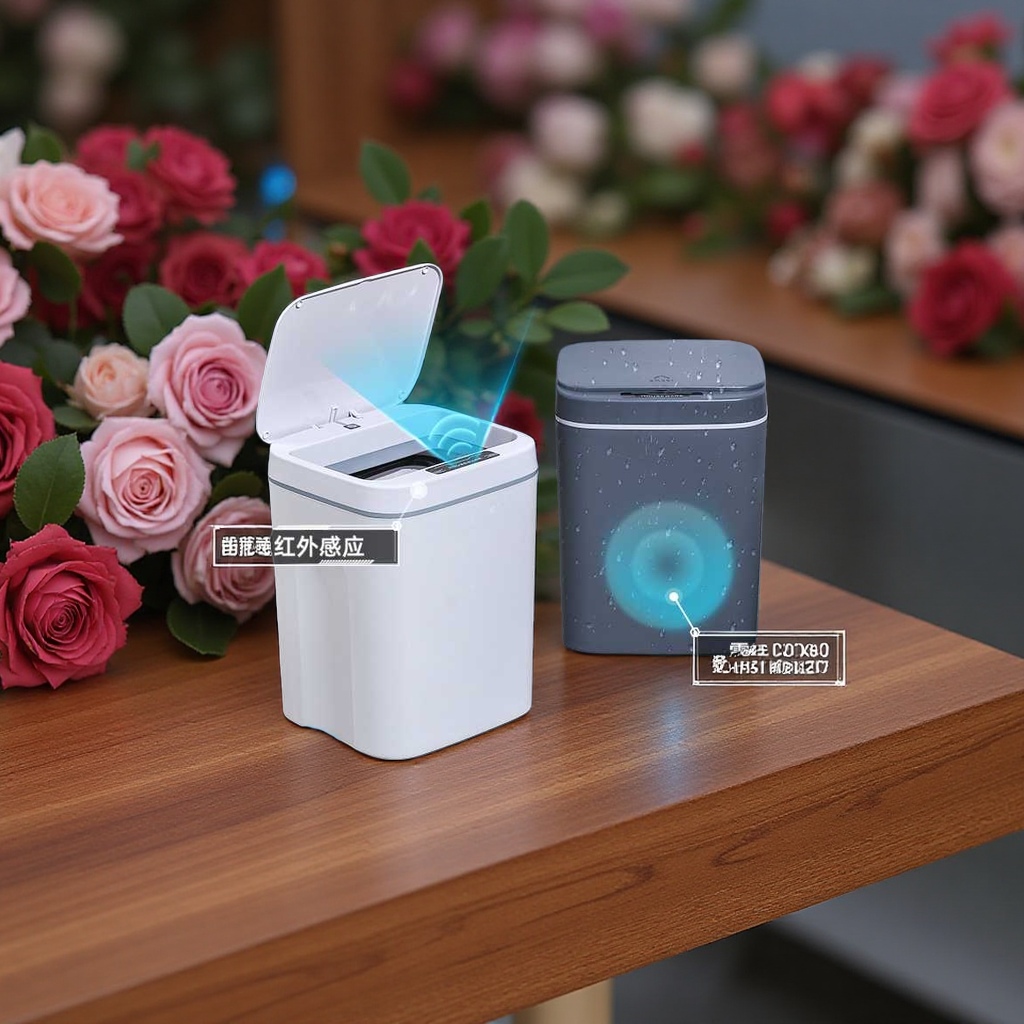 Cubo de basura pequeño hogar cesta de basura plegable de gran capacidad para el hogar sala de estar caja de almacenamiento para el baño Application Scenario