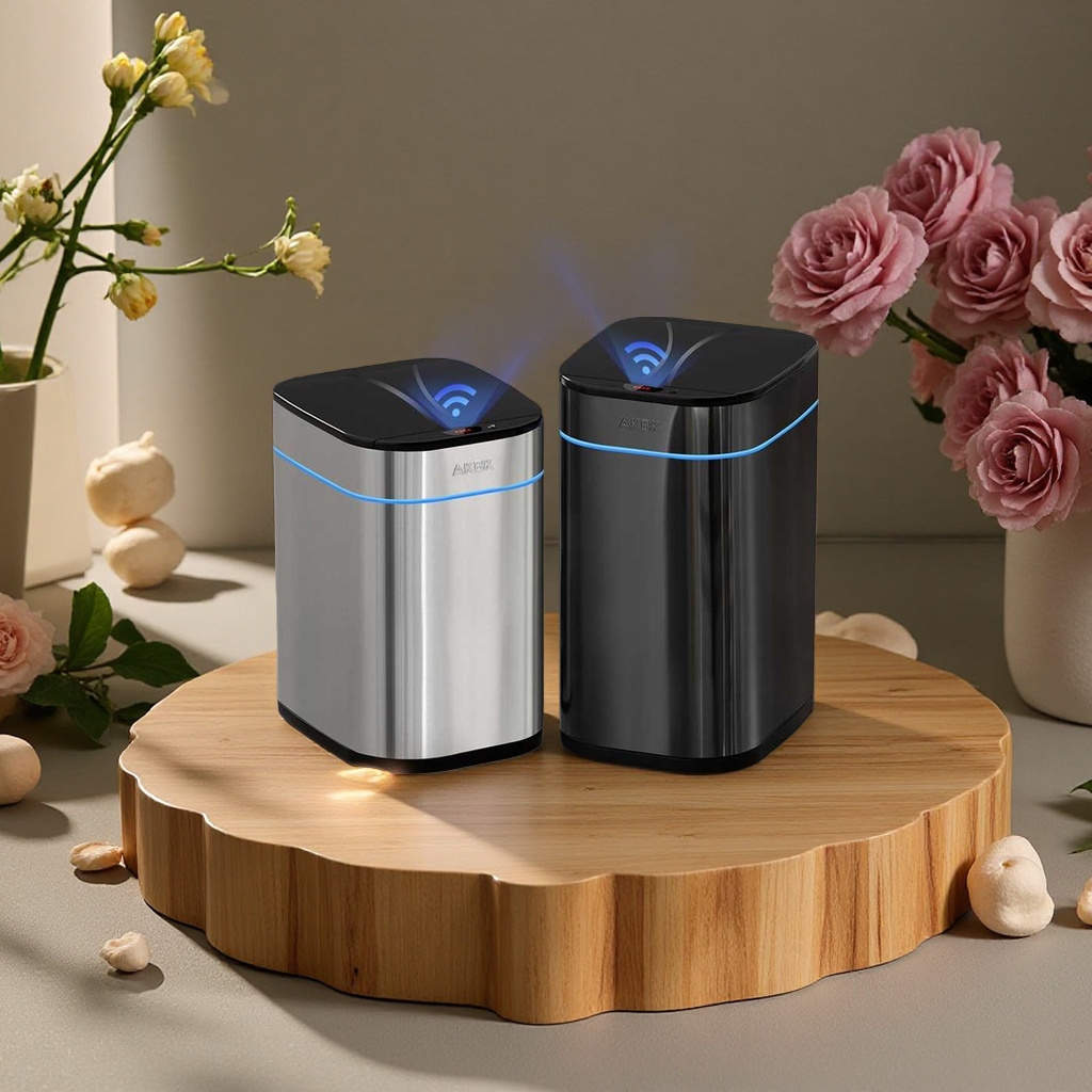 Cubo de basura pequeño hogar cesto de basura plegable de gran capacidad para el hogar sala de estar baño cubo de almacenamiento Application Scenario