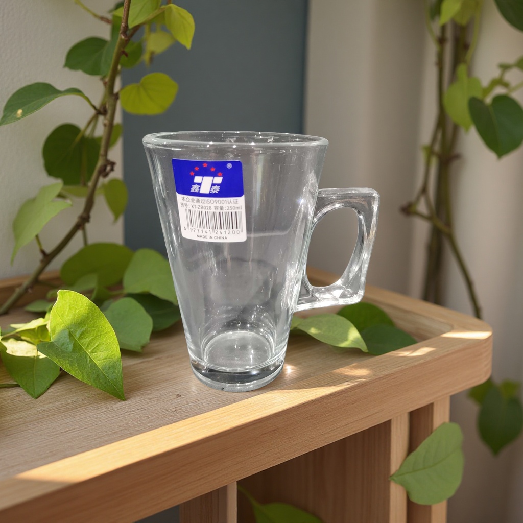 Green Apple Glass Cup 180ml, insulated glass cup, household cup with wooden lid design Application Scenario