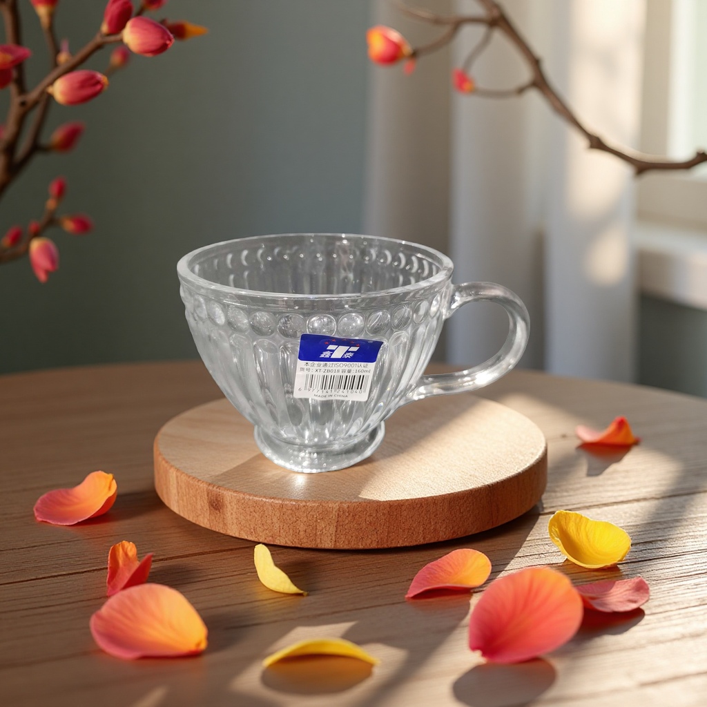 Vaso de manzana verde termo 180ml vaso con tapa de madera diseño Specification image