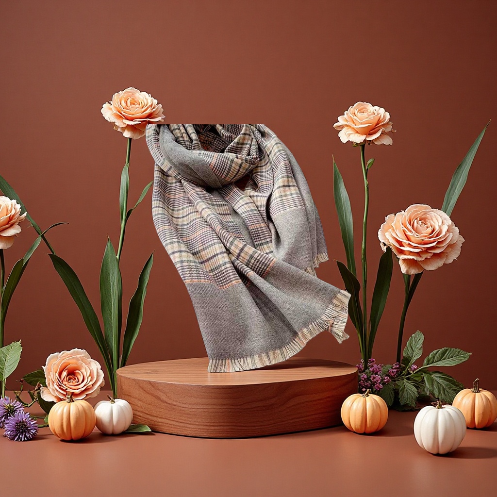 Cachemira bufanda mujer engrosamiento cálido otoño invierno nueva moda versátil elegante bufanda para mujeres Specification image