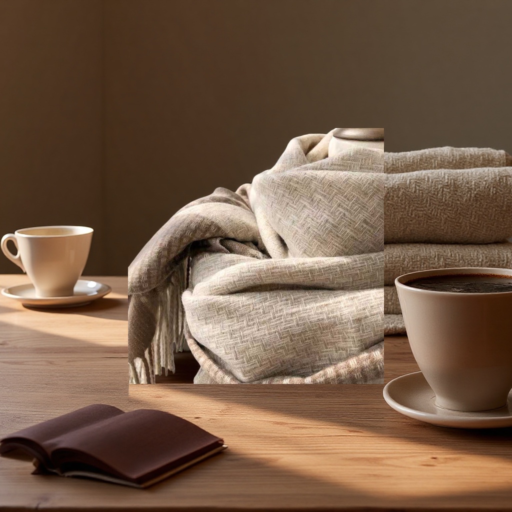 الوشاح سميك ودافئ، و 100 وشاح من الصوف للأزياء الشتوية Specification image