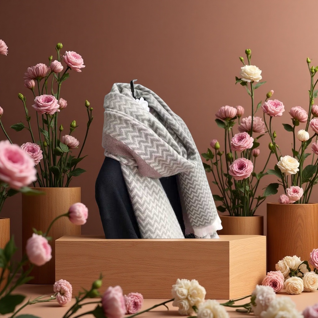 Cachemira bufanda mujer engrosada caliente otoño invierno moda versátil tamaño grande bufanda Application Scenario