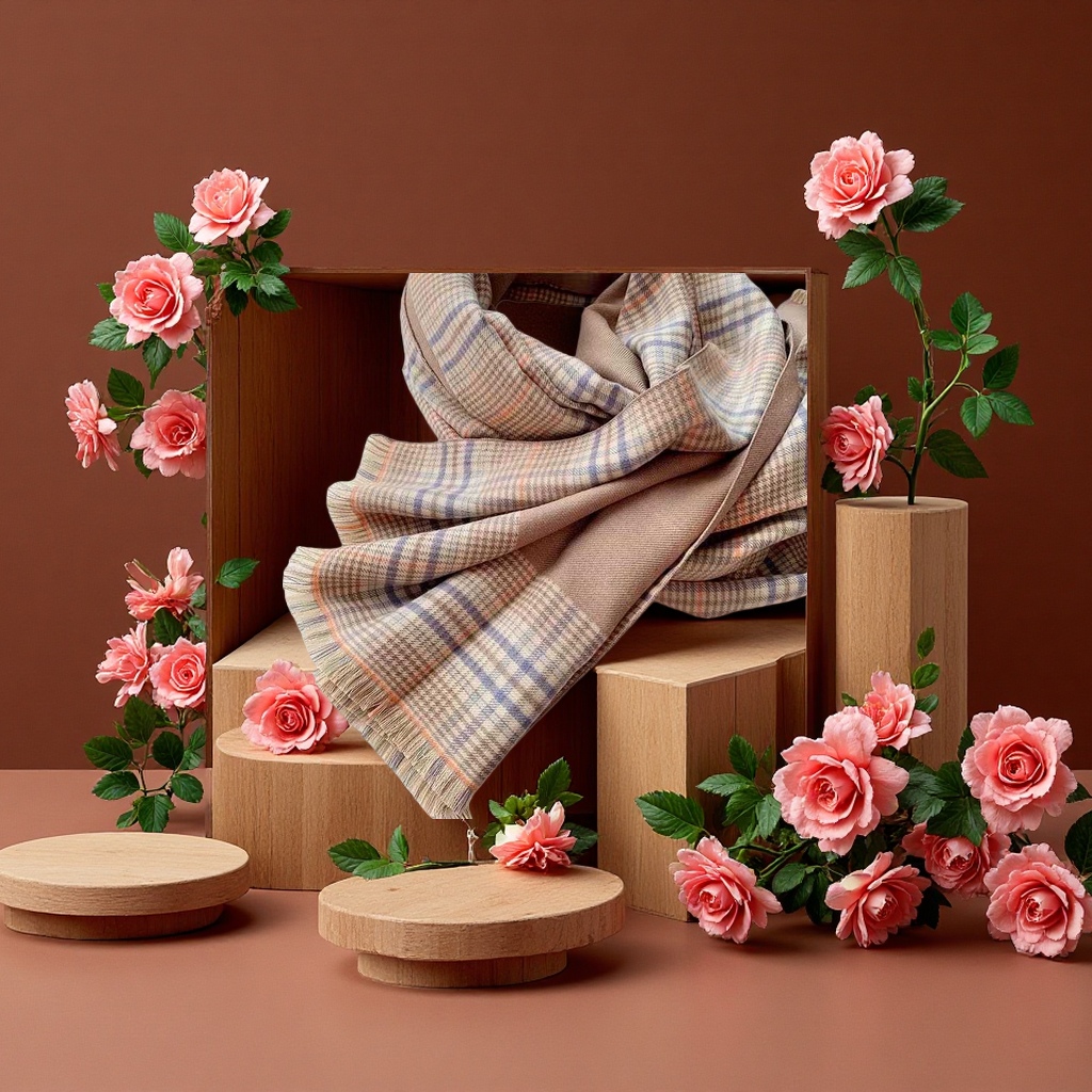 Cachemira bufanda engrosada caliente mujeres moda de invierno bufanda de mujer versátil