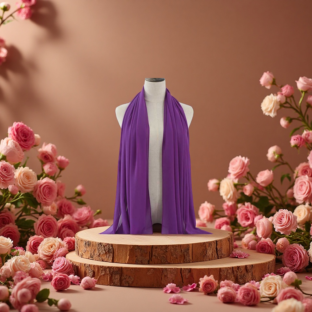 Cashmere scarf for women: thickened, warm, fashionable and versatile winter scarf Specification image