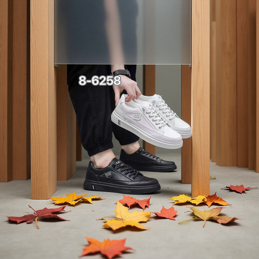 小白鞋男式休闲单鞋皮鞋男夏季休闲鞋子男Shoes003