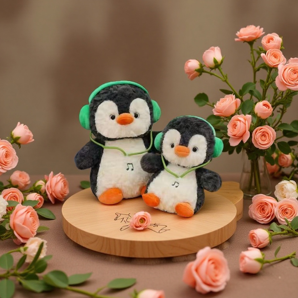 Penguin plush toy, cute and soft children 's pillow gift plush Specification image