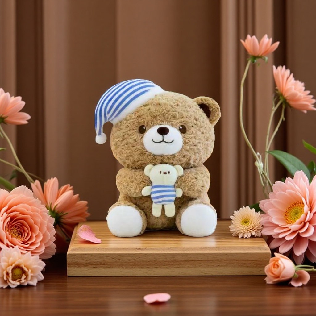 Teddy bear plush toys, cute and soft plush pillows, bear home decoration gifts Application Scenario