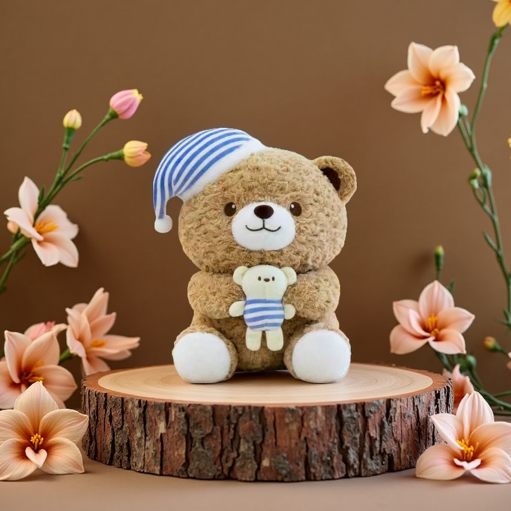 Teddy bear plush toys, cute and soft plush pillows, bear home decoration gifts details Picture