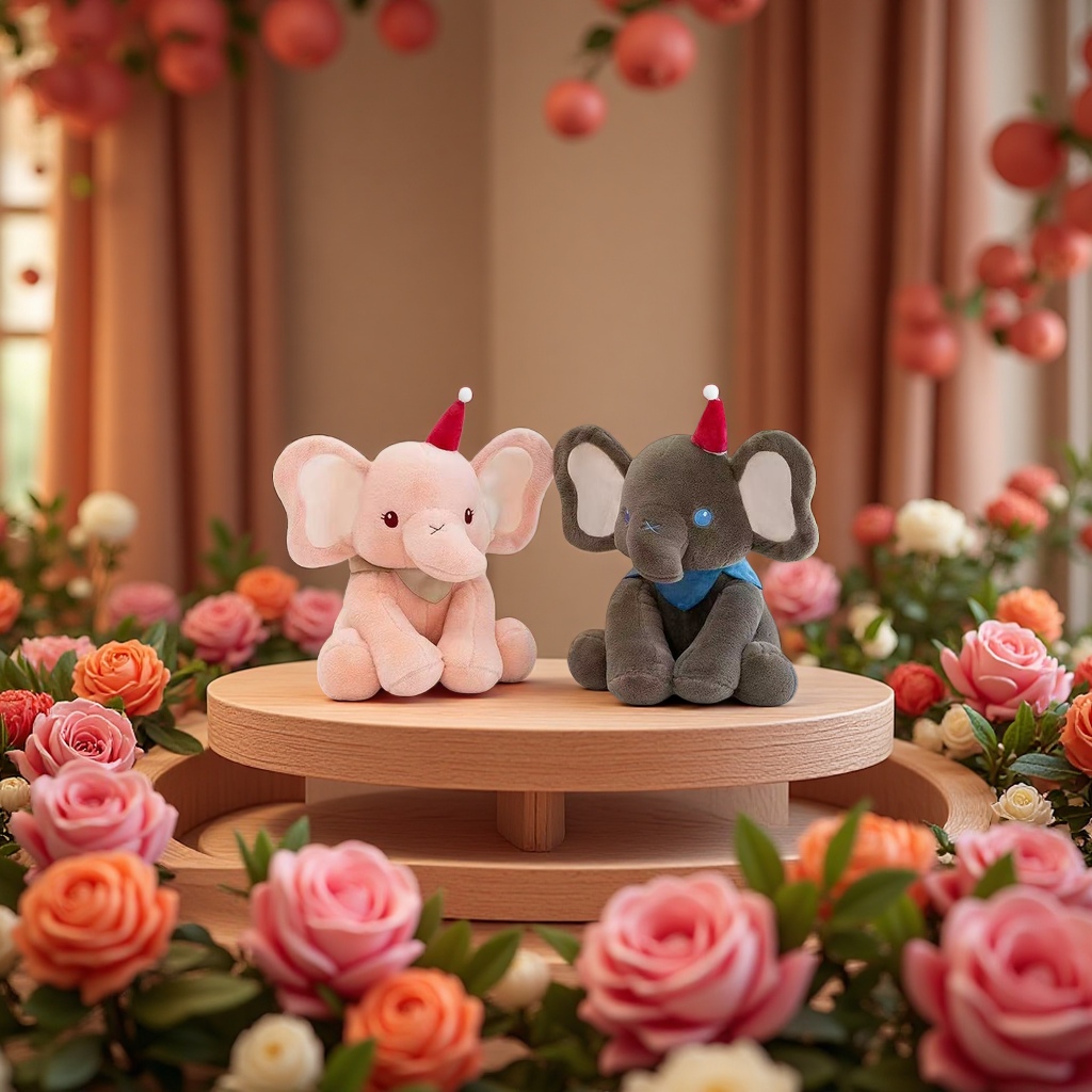 Peluche lindo elefante plush grande muñeca suave Specification image