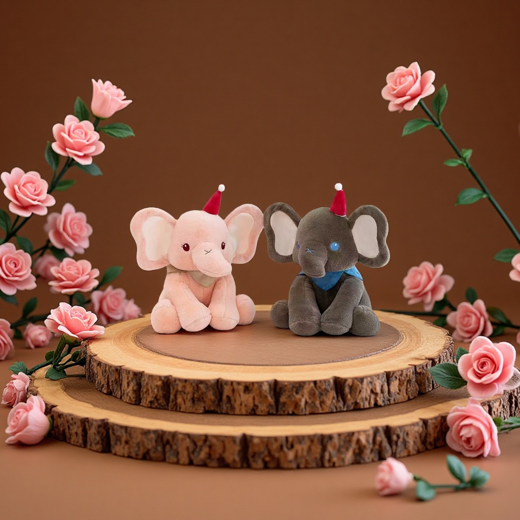 plush toy cute elephant plush large soft doll