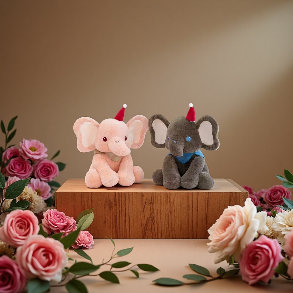 Peluche lindo elefante plush grande muñeca suave Application Scenario