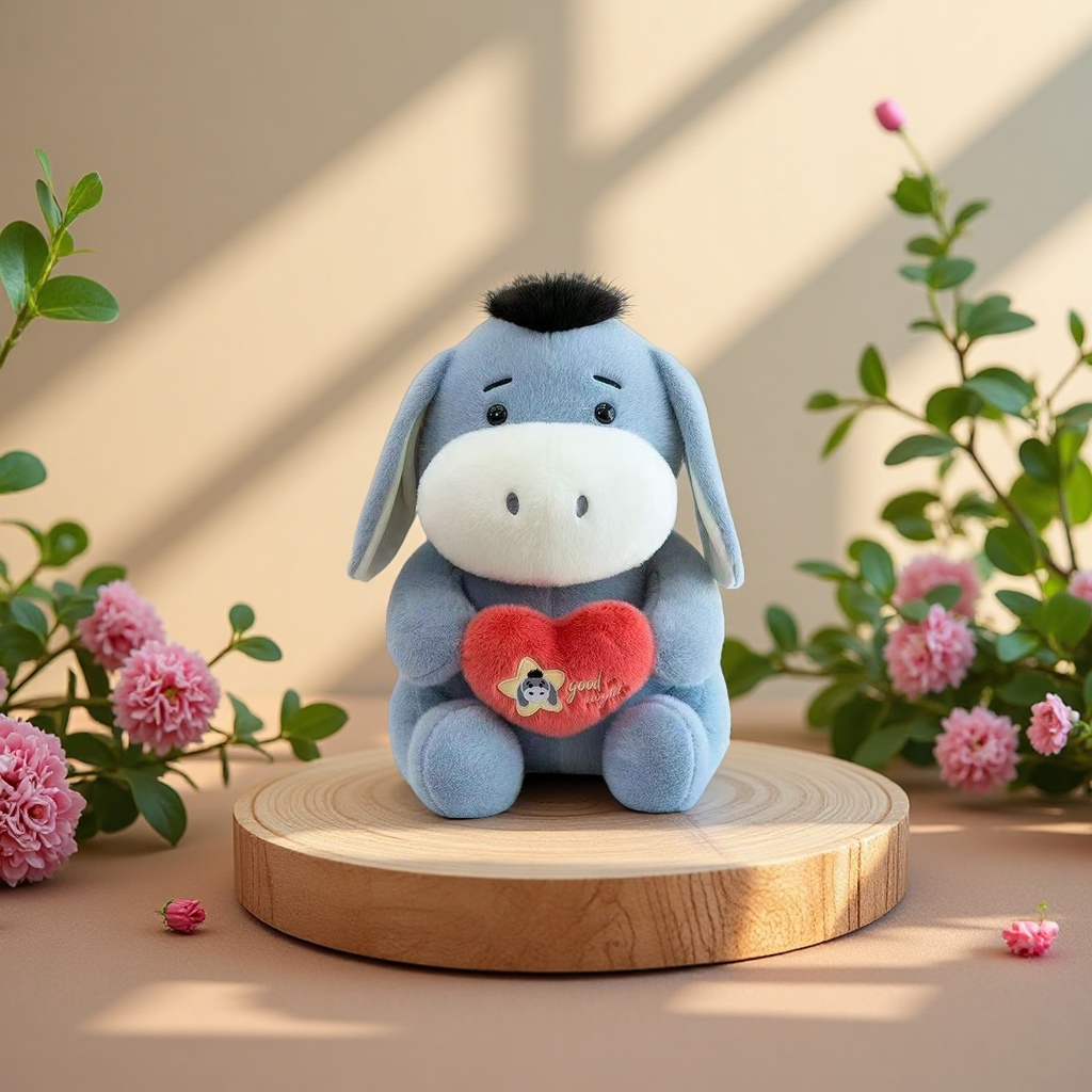 plush toy stuffed donkey cute soft children 's gift plush doll Specification image