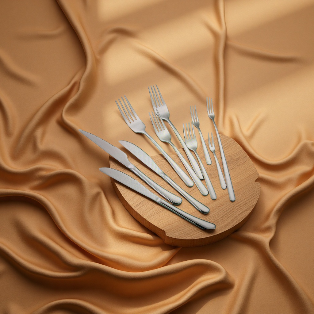 Portable tableware box, cake knife and fork set, steak knife and fork gift box Application Scenario