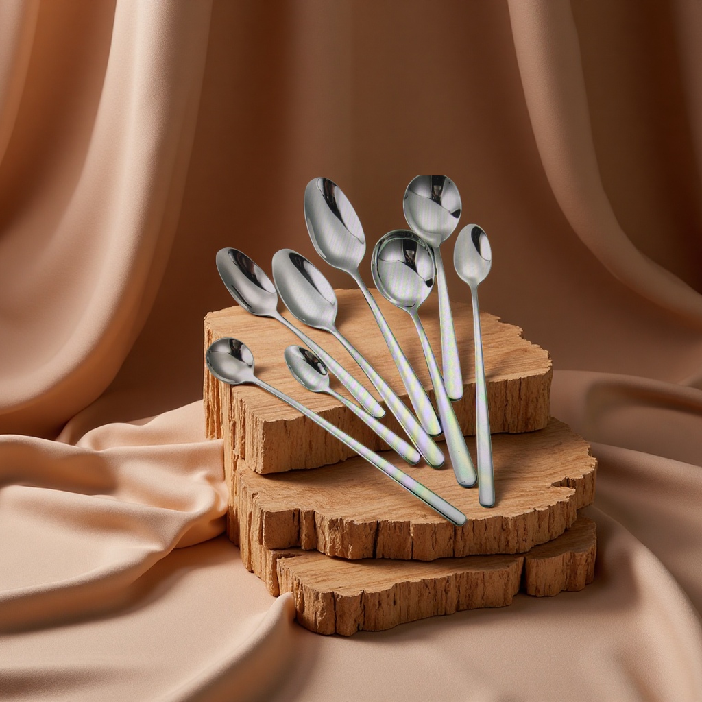 Metal medicine spoon, coffee bean measuring spoon, metal small spoon, household grinding spoon, coffee spoon measuring tools