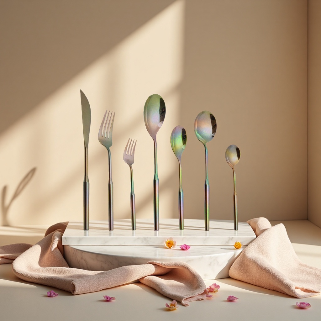 Portable tableware box, cake knife and fork set, steak knife and fork gift box set 111203623 Specification image