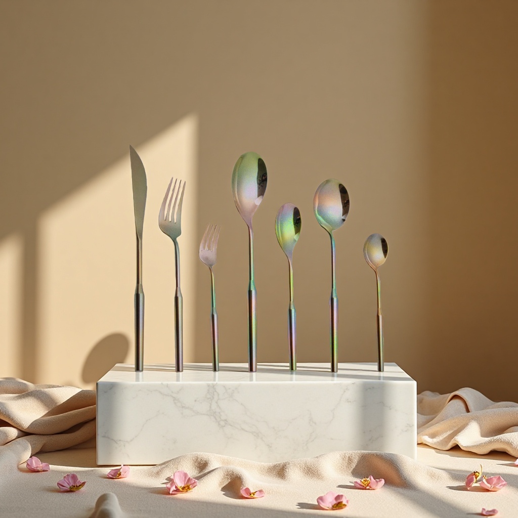 Portable tableware box, cake knife and fork set, steak knife and fork gift box set 111203623 Application Scenario