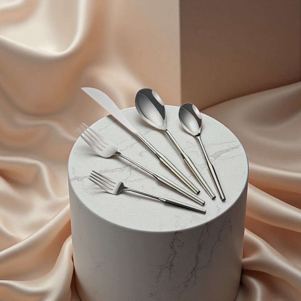 Portable tableware box, cake knife and fork set, steak knife and fork combination Specification image