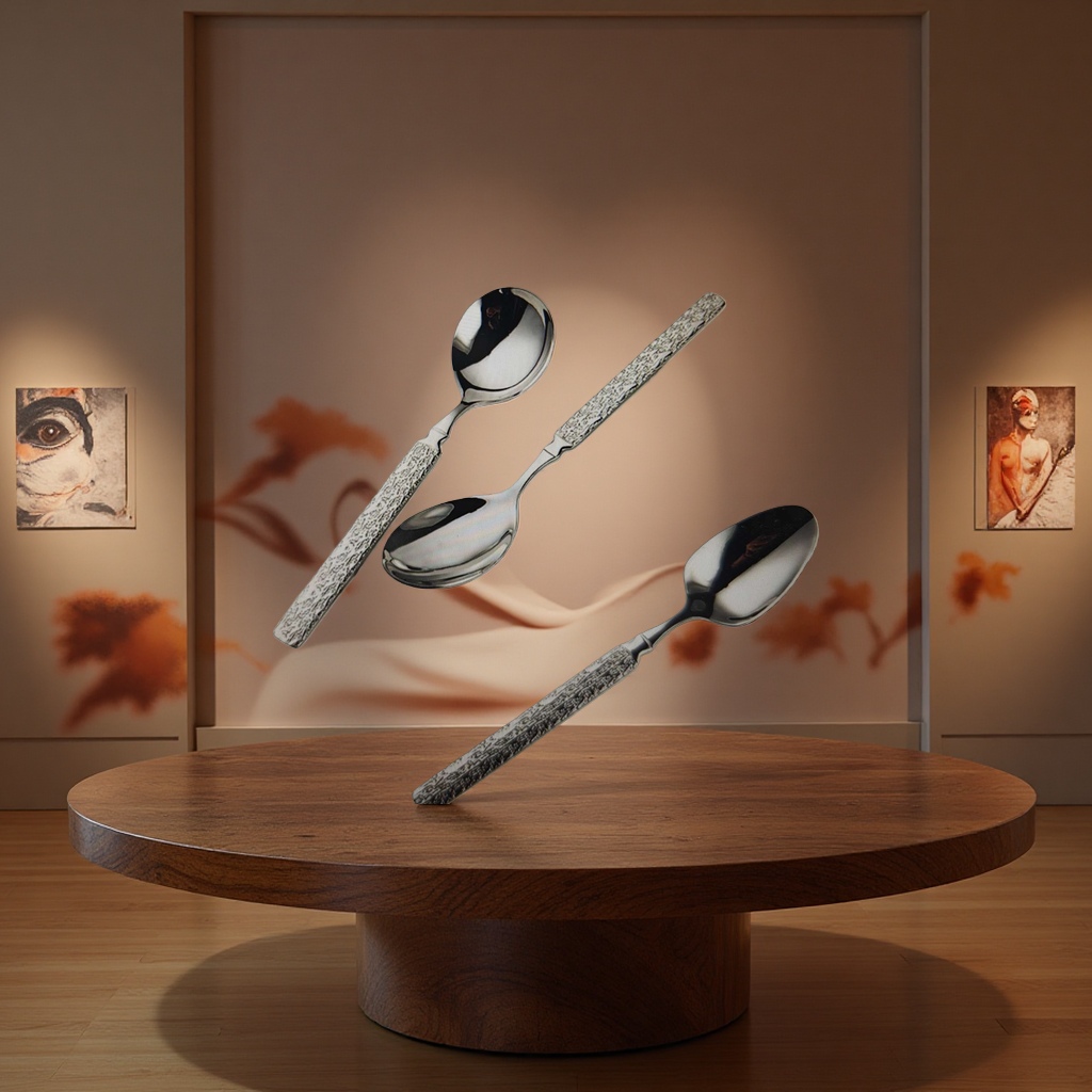 Metal coffee bean measuring spoon, metal medicine spoon, small spoon, household grinding spoon, precise measuring tool details Picture