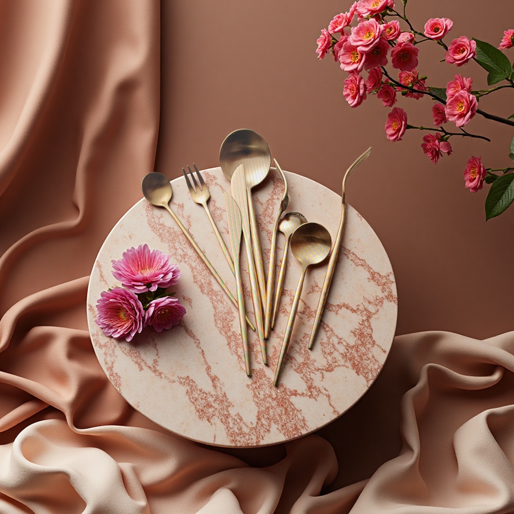 Portable tableware box, cake knife and fork set, steak knife and fork gift box set 111758335 Application Scenario