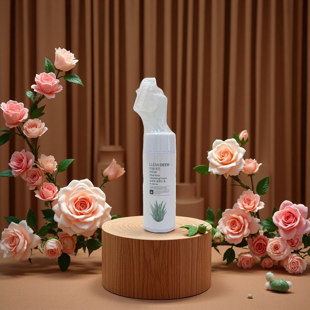 芦荟洁面泡沫慕斯150ml 清爽控油保湿柔滑净澈