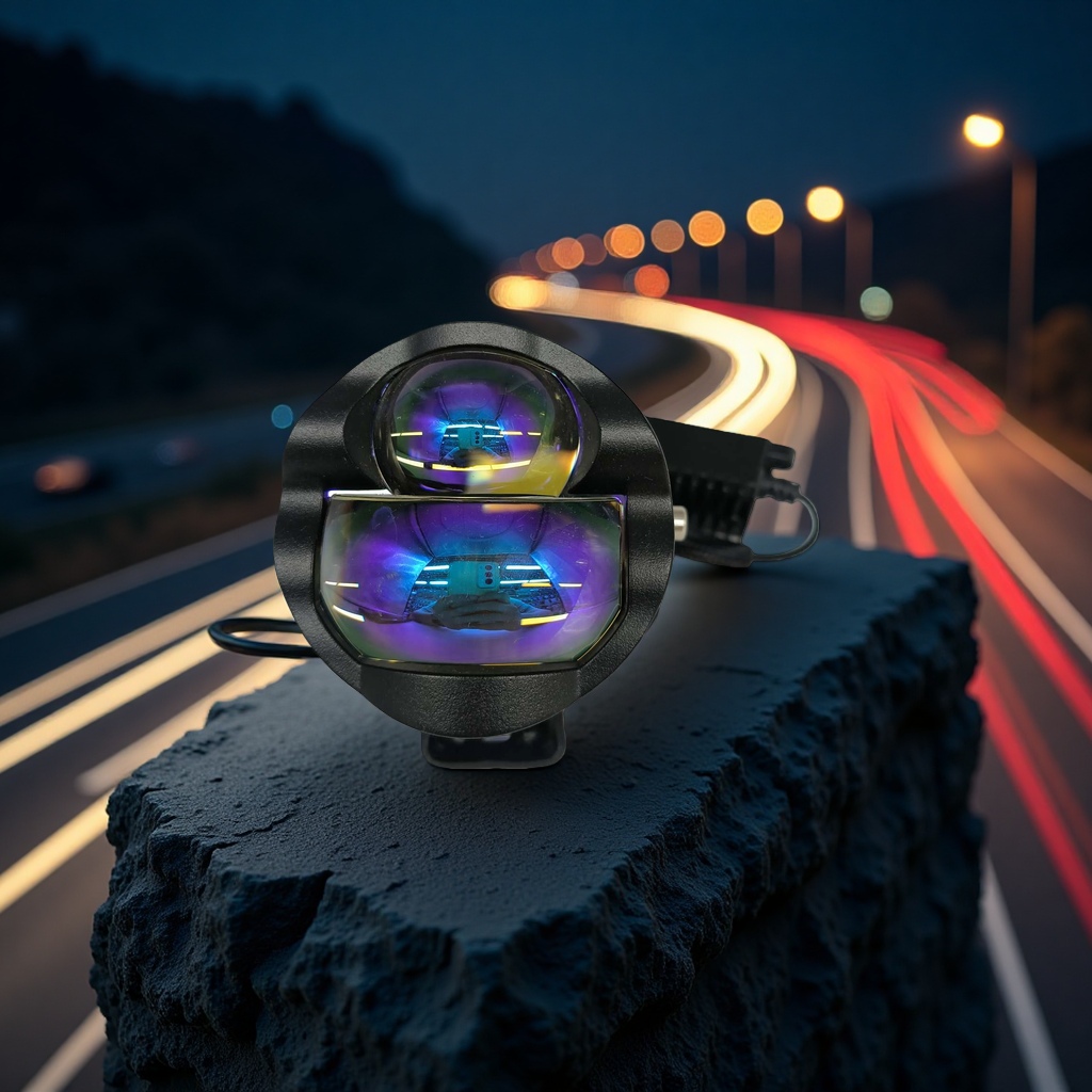 Motorcycle headlamps, spotlights, electric bike headlights, 12V waterproof lighting accessories, universal type details Picture