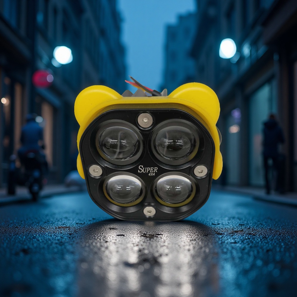 Universal waterproof high-intensity lighting for motorcycle headlights, spotlights and electric bike headlights