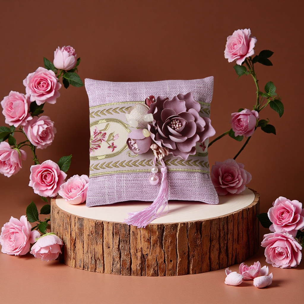 Bamboo charcoal aromatherapy bag, car decoration, air-purifying sachet details Picture
