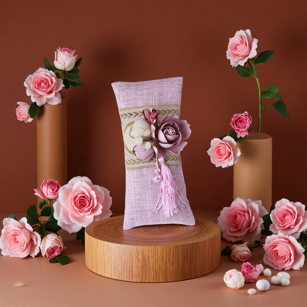 Bamboo charcoal aromatherapy bags, home decoration sachets, car air purifiers, deodorizing and dampness removal Specification image