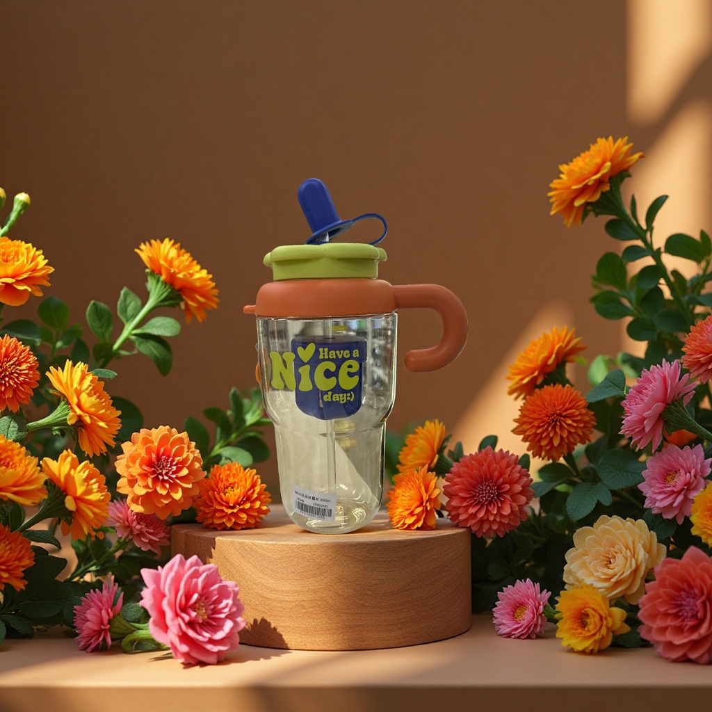 Bingba Cup 1680ml plastic water bottle portable leak-proof insulated cup Application Scenario