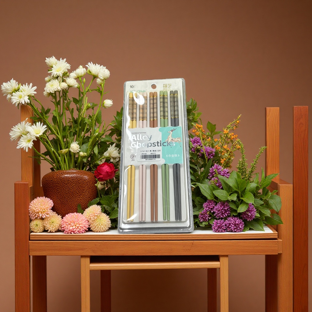 A complete set of high-quality bamboo chopsticks with antibacterial and anti-mold properties for household use Specification image