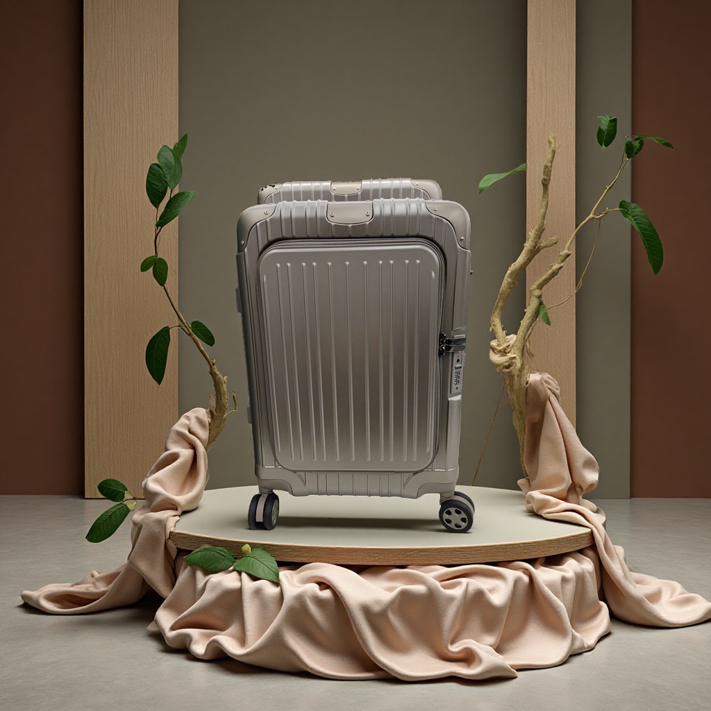 Children's electric luggage, carry-on suitcase, 18-inch lightweight and quiet travel storage