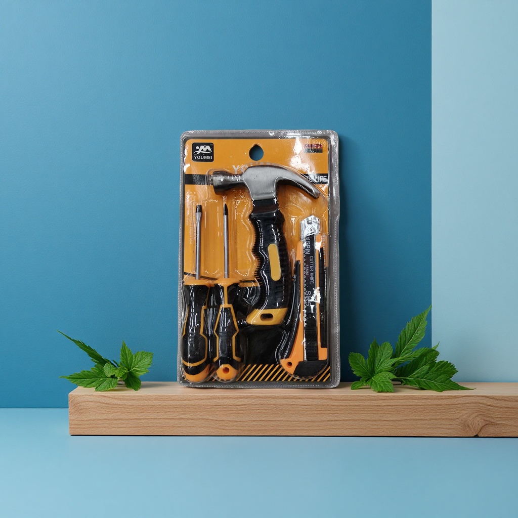 Mini hammer four-piece set of portable and practical hardware tools Application Scenario