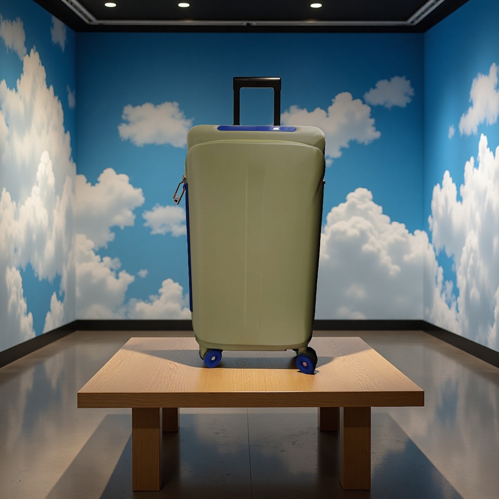 Electric suitcase, light luggage, large capacity, 20-inch silent wheel belt lock details Picture