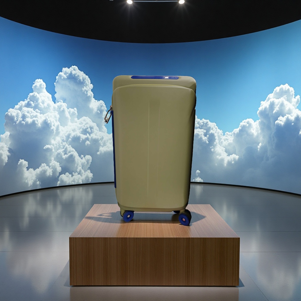 Electric suitcase, light luggage, large capacity, 20-inch silent wheel belt lock
