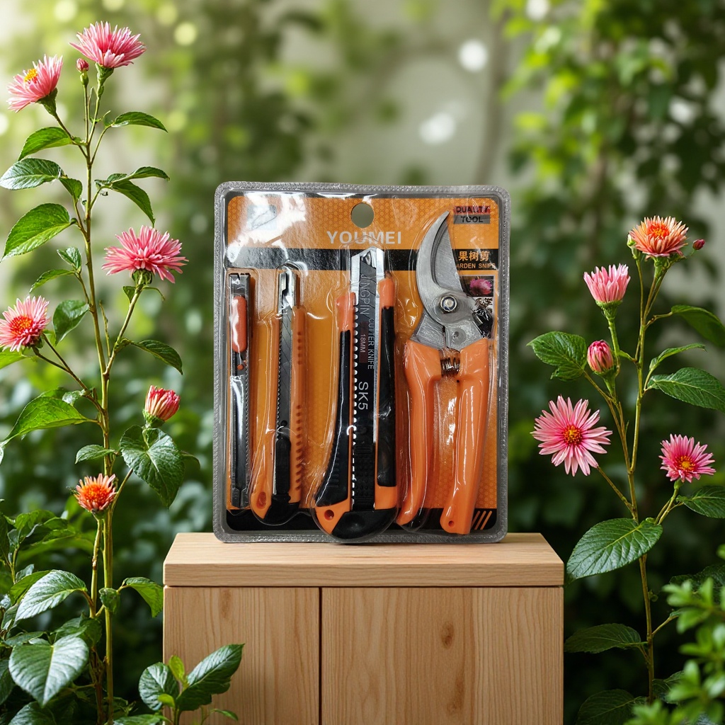 Garden tools, pruning shears, branch pruning, rose scissors, typeface, leftover stock Application Scenario