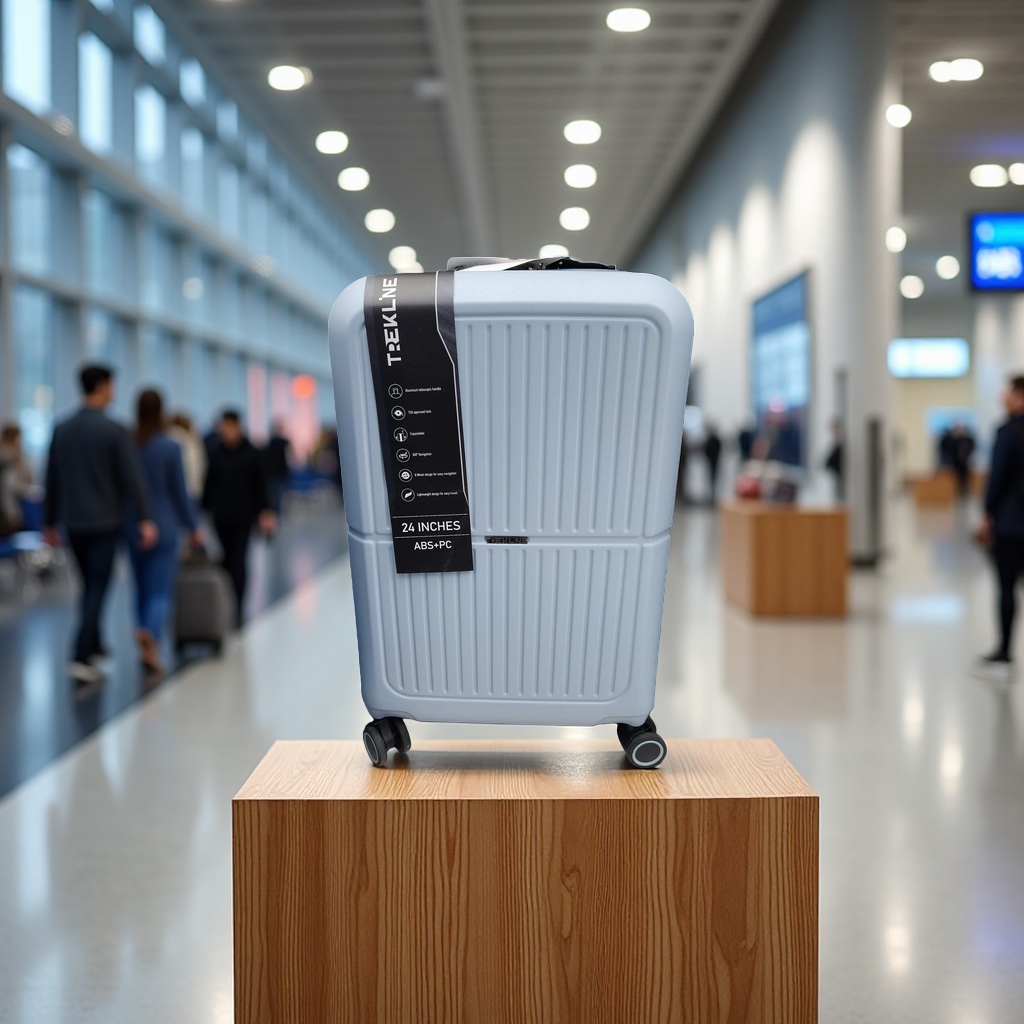 Electric luggage, lightweight, large-capacity suitcase, silent wheel belt, USB charging details Picture