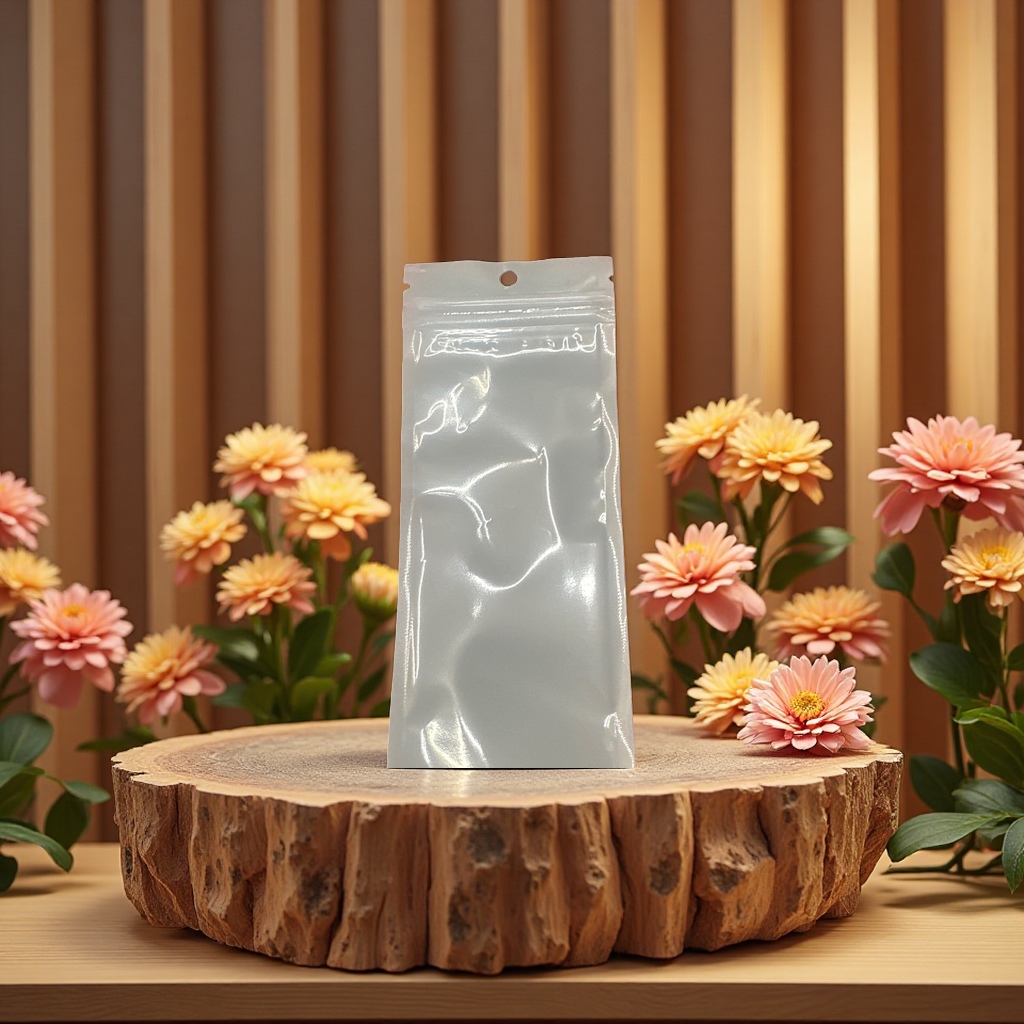 Wholesale of pearlescent white sealed bags, thickened sealed bags, plastic packaging bags, plastic-sealed jewelry, and custom self-sealing bags Specification image