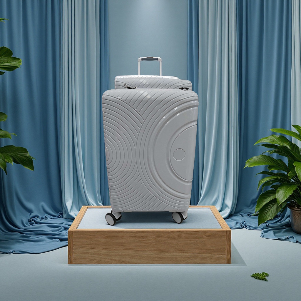 حقيبة سفر كهربائية ذات سعة كبيرة، حقيبة سفر، عجلات صامتة خفيفة Specification image